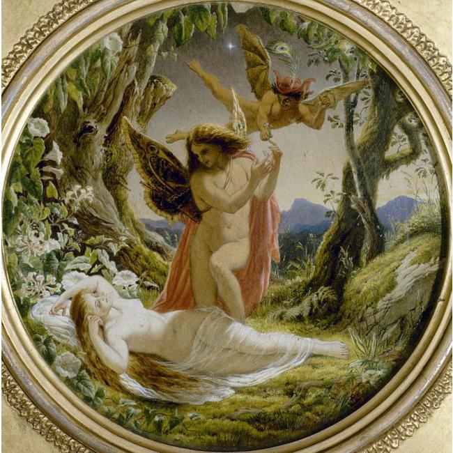 Oberon And Titania by Joseph Noel Paton